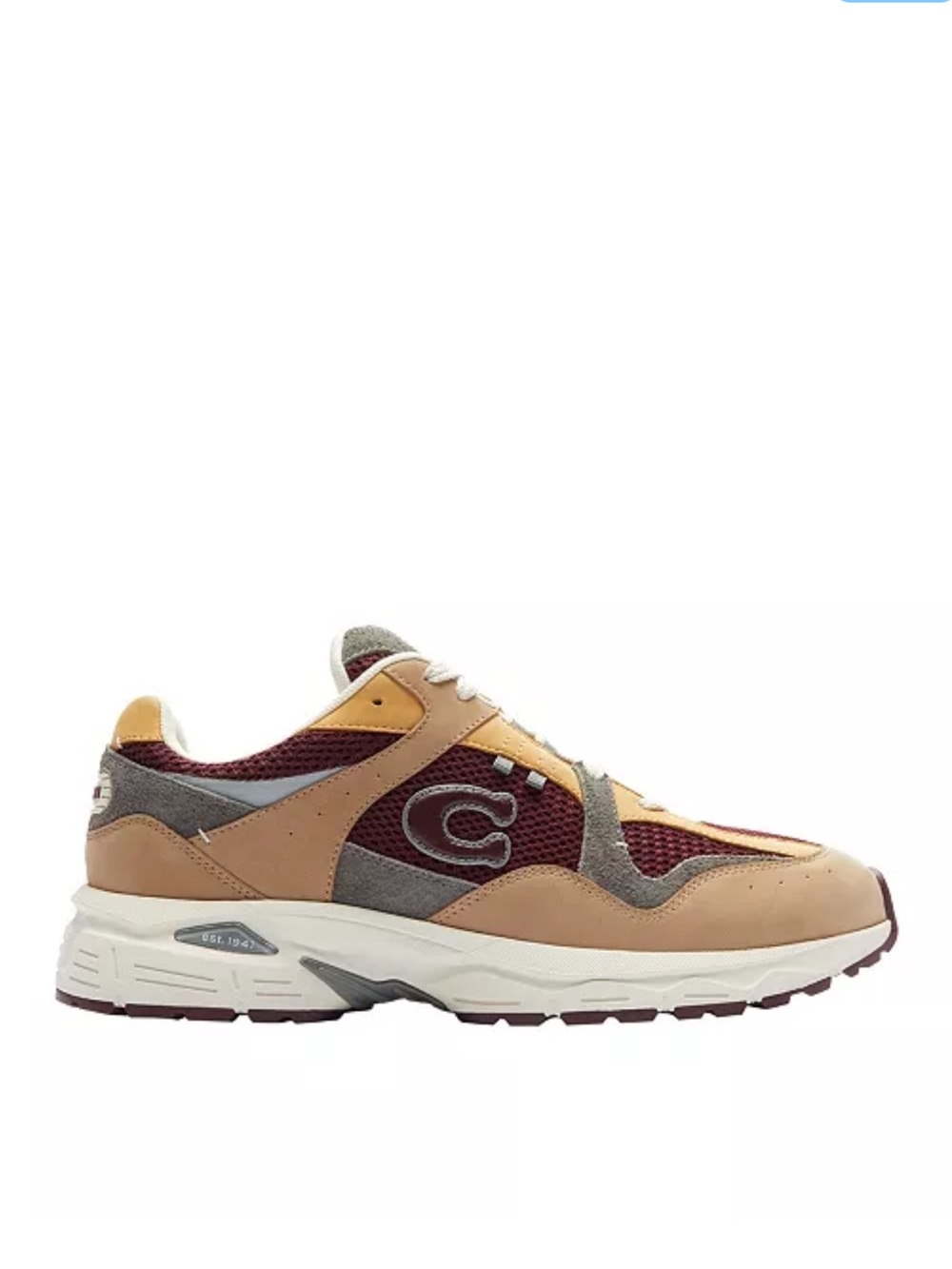 Coach C301 Mixed Lace-up Sneakers